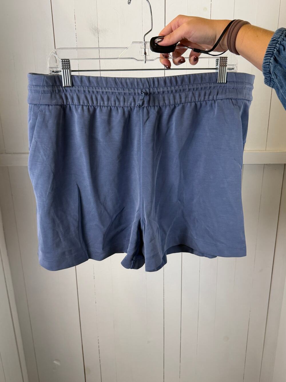 Lululemon Blue Sweat Shorts Women’s Size 14 Excellent Condition